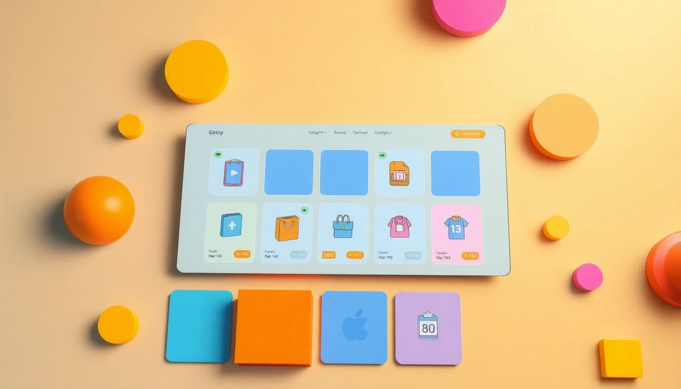 Shop smartly at Ultimateshop ru with a colorful interface displaying various product categories.