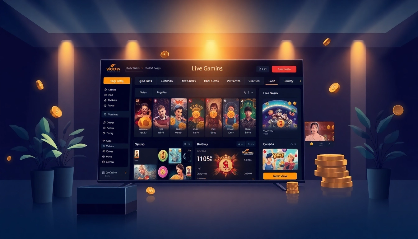 Engaging online gambling scene showcasing diverse gaming options at https://new88pm.com/ with a modern interface.