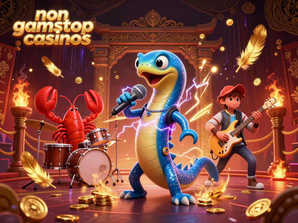 Experience thrilling action at non gamstop casinos with vibrant underwater casino scene full of excitement.