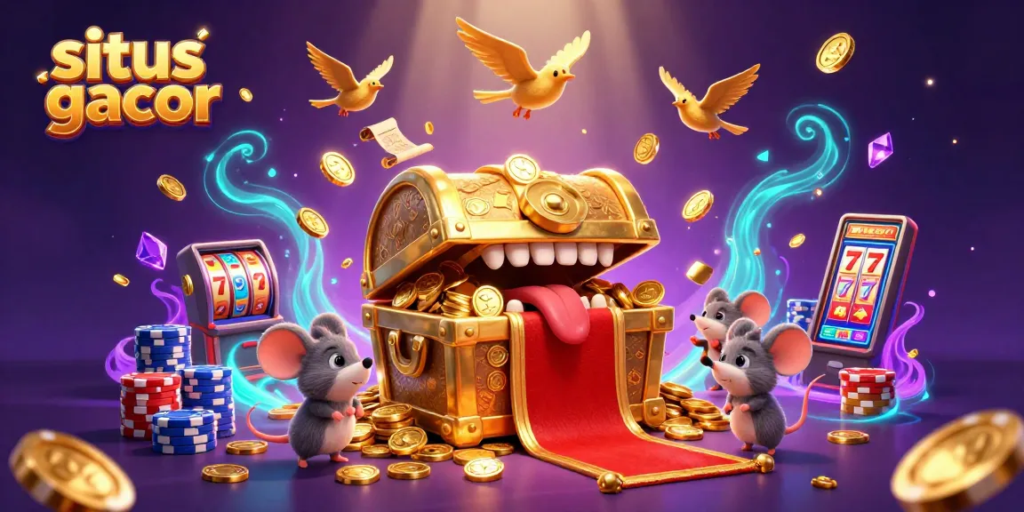 Experience winning opportunities at situs gacor with vibrant 3D treasures and exciting slot game elements.