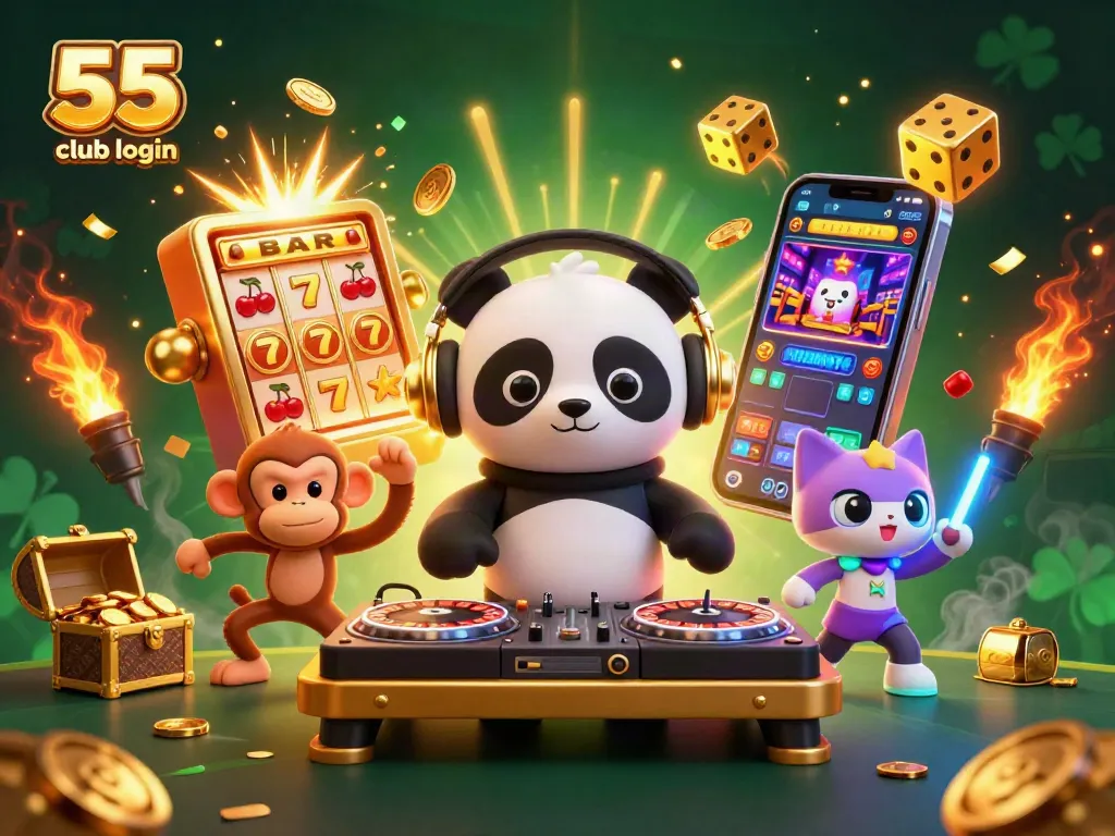 Engage with thrilling games through 55 club login within a vibrant casino environment bursting with energy and excitement.