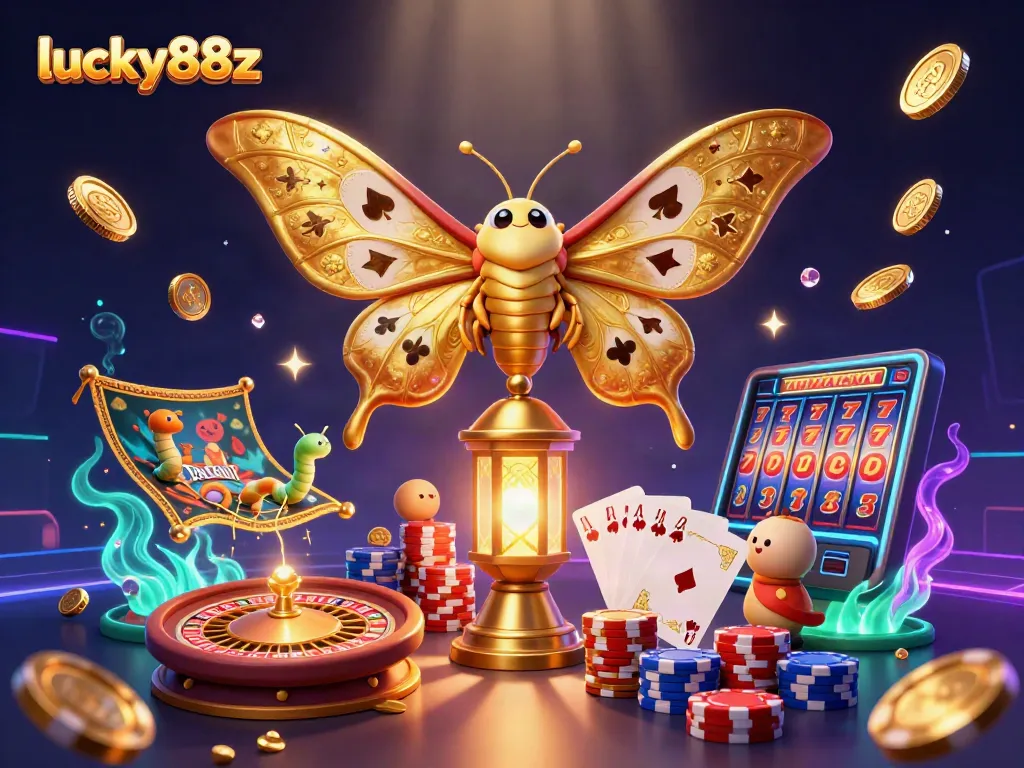 Engage with lucky88z through captivating casino illustrations showcasing the thrill of winning.