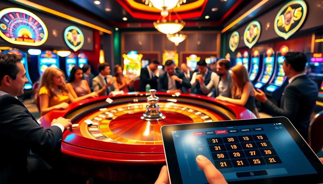 Experience thrilling gameplay at https://tg88-casino.com/ with vibrant casino tables and exciting slot machines.