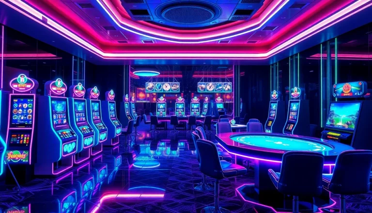 Explore an innovative casino atmosphere enriched by new technology like holographic gaming experiences.