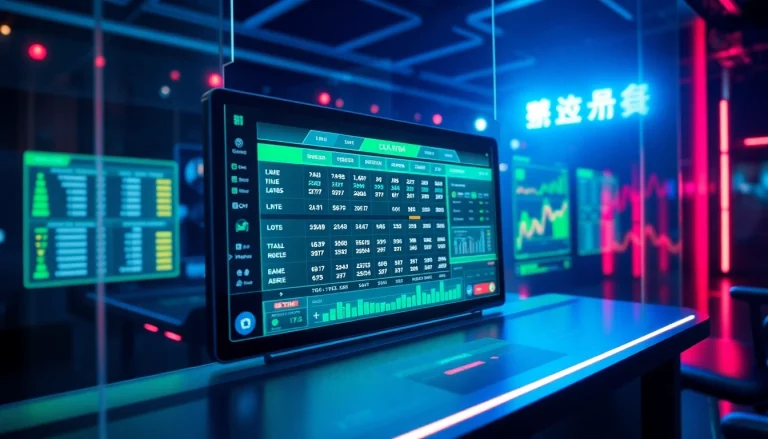 Explore how new technology transforms the sports betting experience with futuristic interfaces.