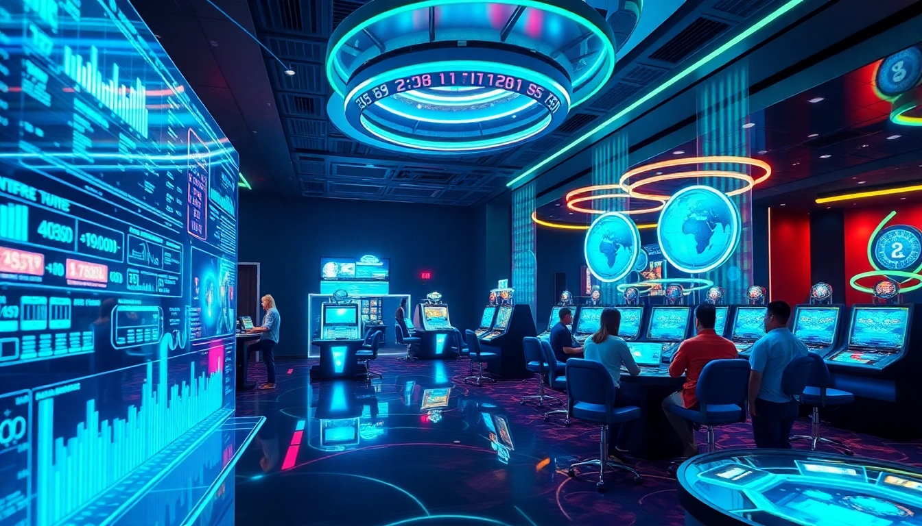 Experience New Technology in modern casinos with interactive holograms and dynamic gaming.