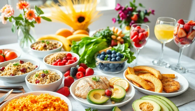 Enjoy vibrant bowls of healthy food filled with colorful fruits and greens.