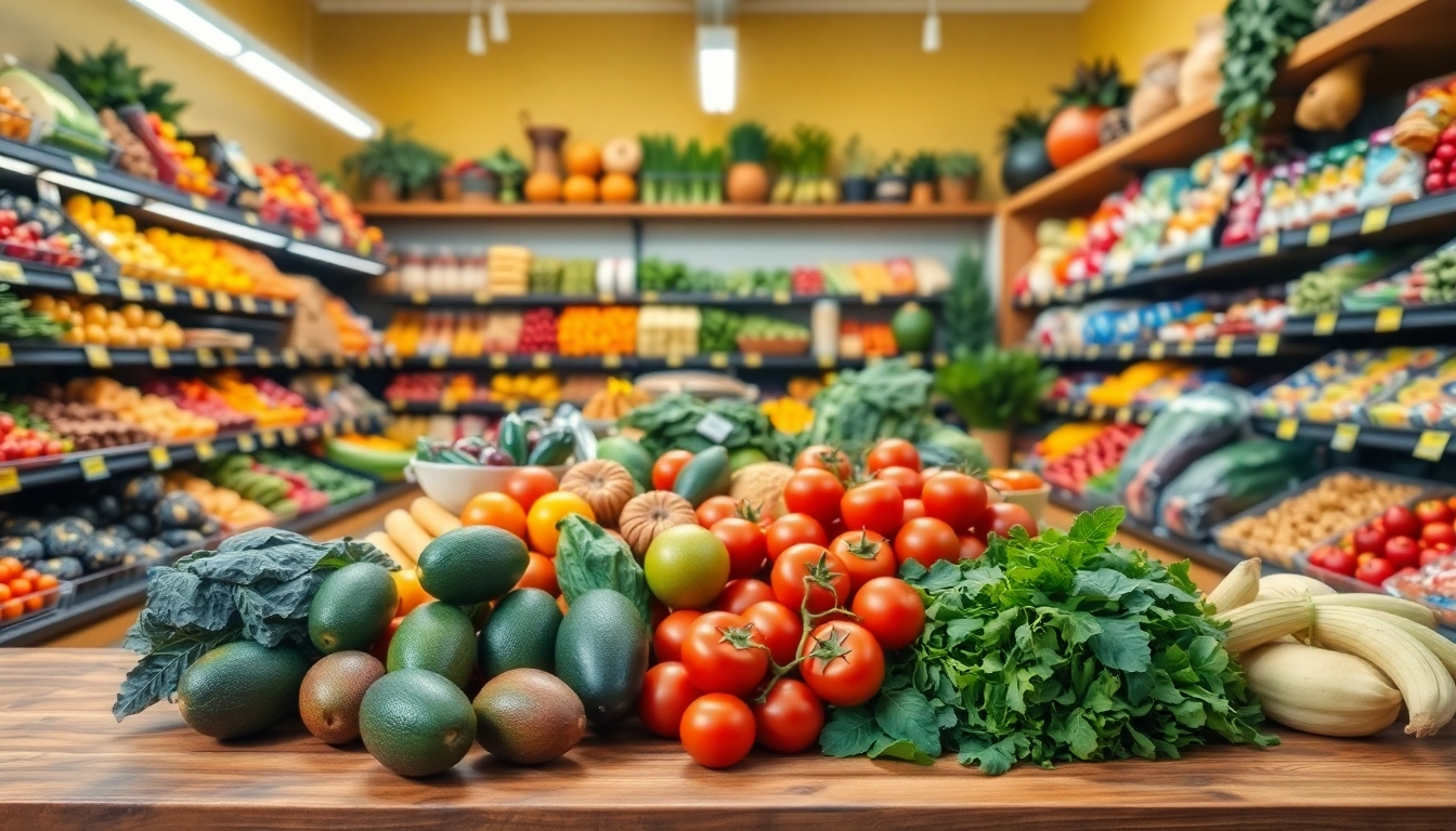 Discover healthy food options, with fresh fruits and vibrant vegetables displayed enticingly.