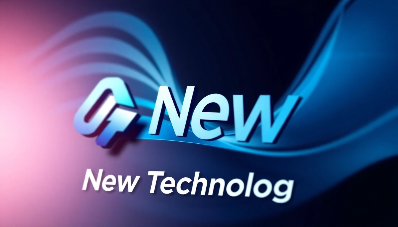 Explore the innovative concept of New Technology through a smooth, modern logo design.