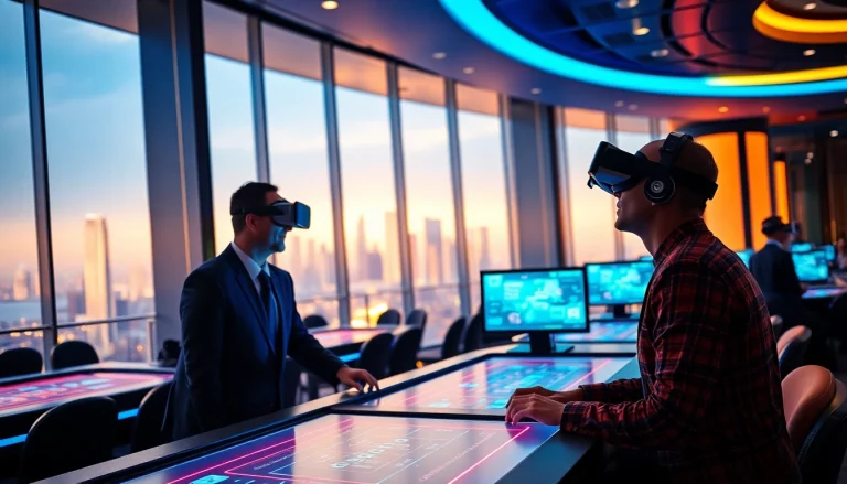 Explore the innovative applications of new technology in modern gambling experiences at casinos.