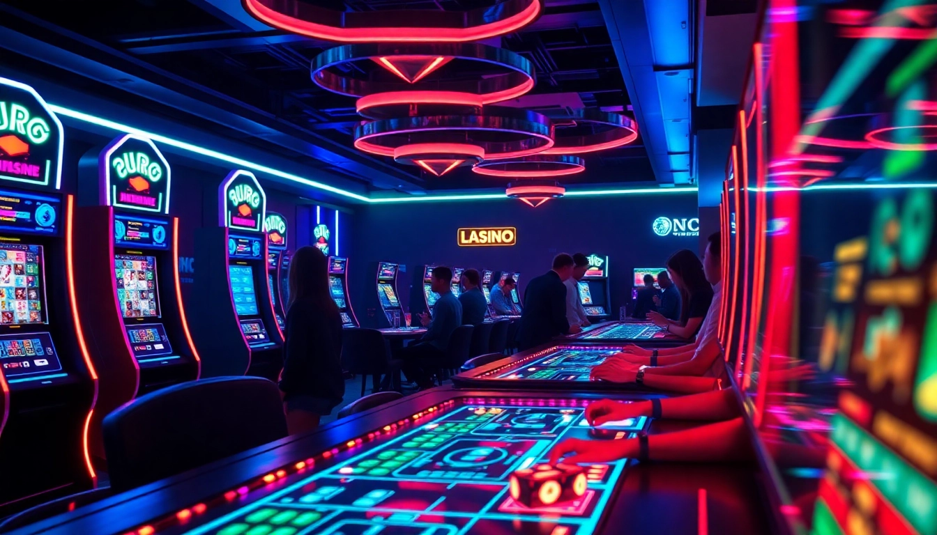 Experience an interactive gaming environment featuring New Technology at its finest.