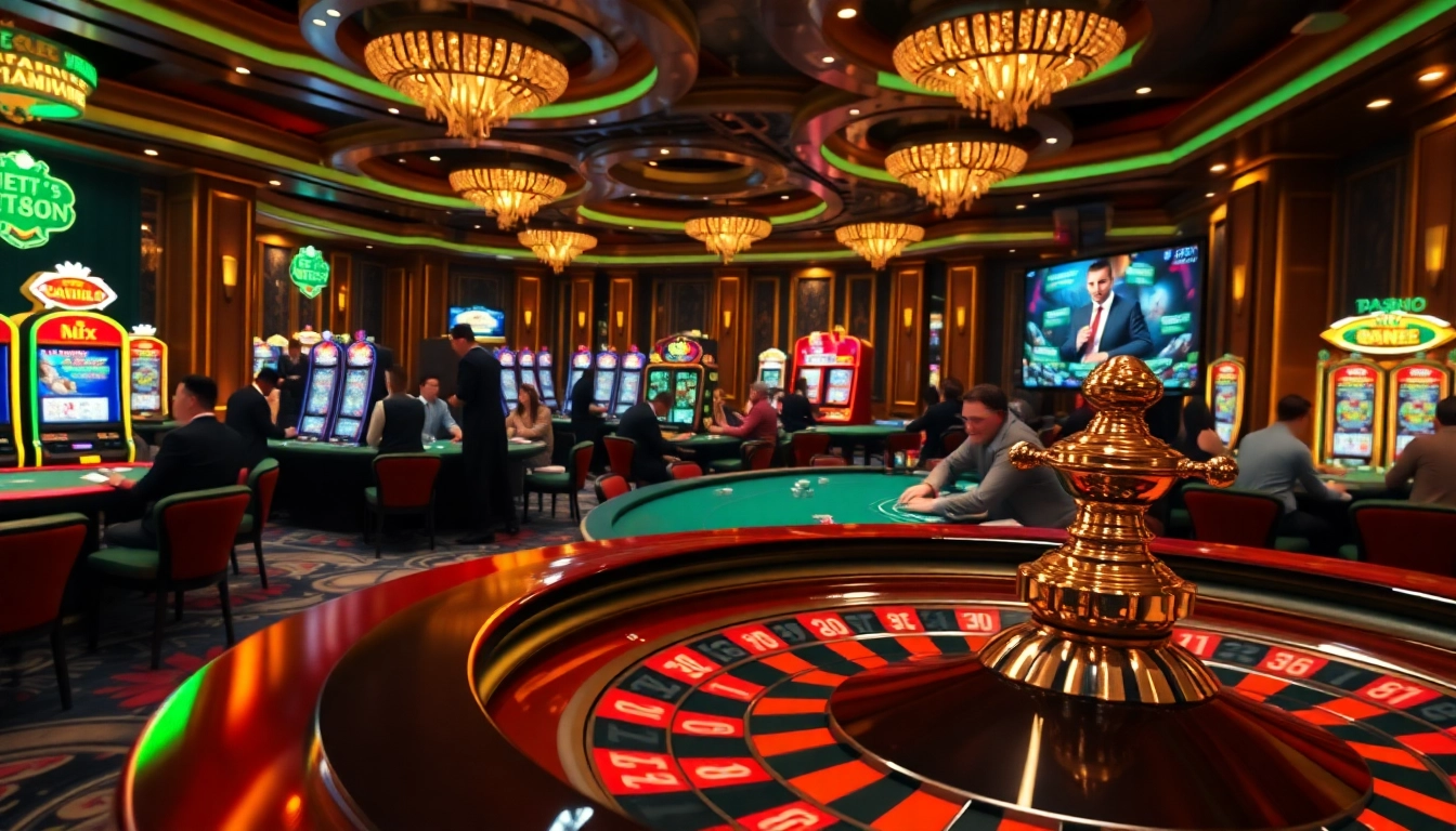 Experience thrilling gaming at https://bet888.solutions/ with players enjoying poker, roulette, and slot machines.