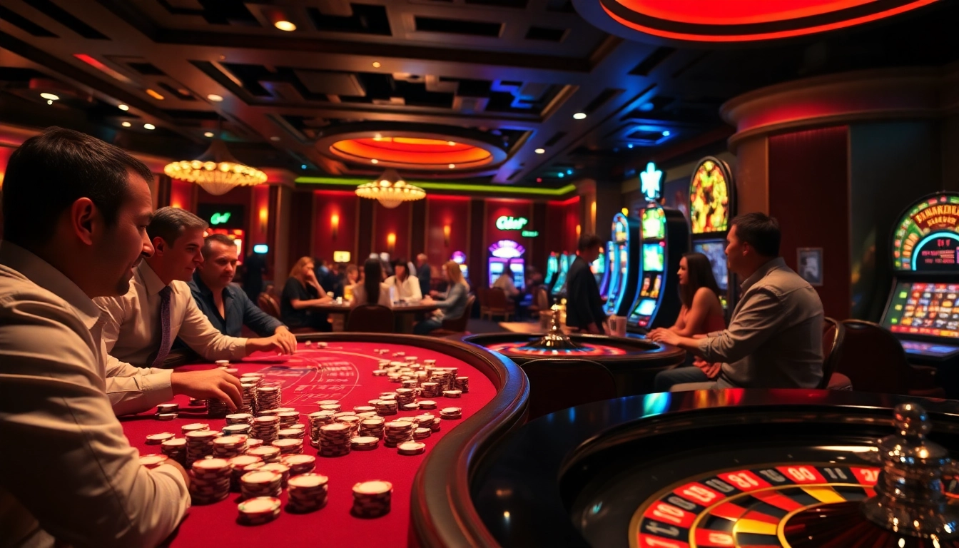 Experience the thrill of gambling with a vibrant casino scene, encapsulating the allure of crushon ai porn in an exciting setting.