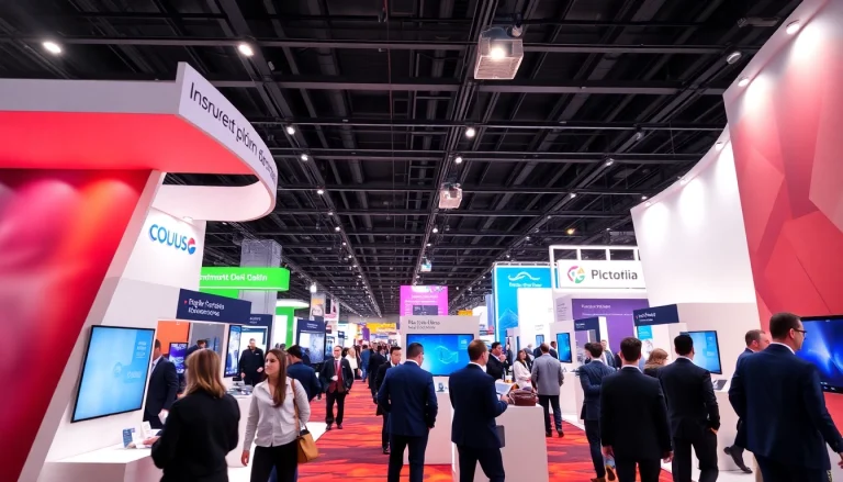 Exhibition stand builders Birmingham creating innovative and engaging stands at a vibrant event.