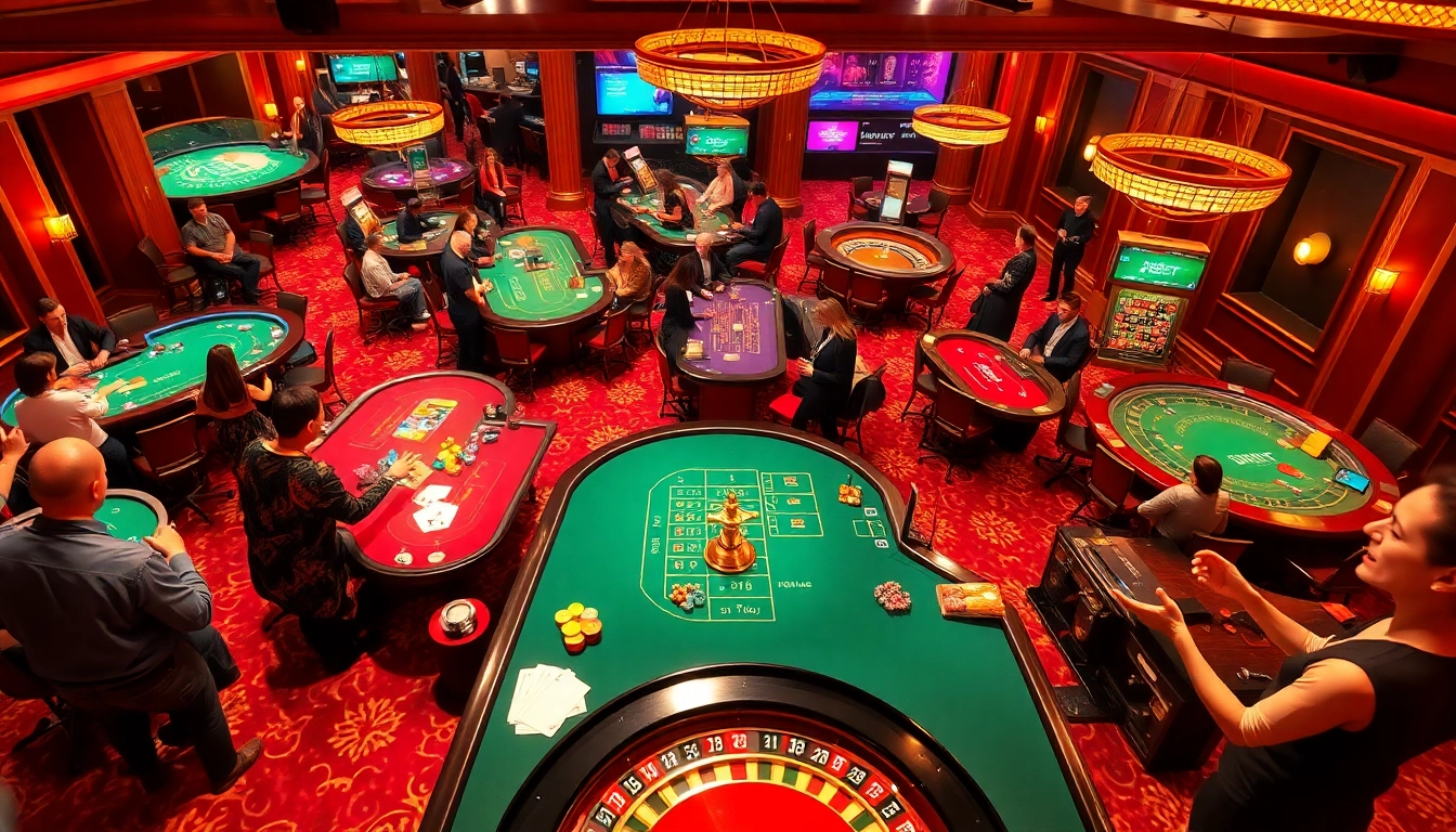 Experience the thrill of gambling at 188bet's vibrant casino tables featuring enthusiastic players and engaging games.