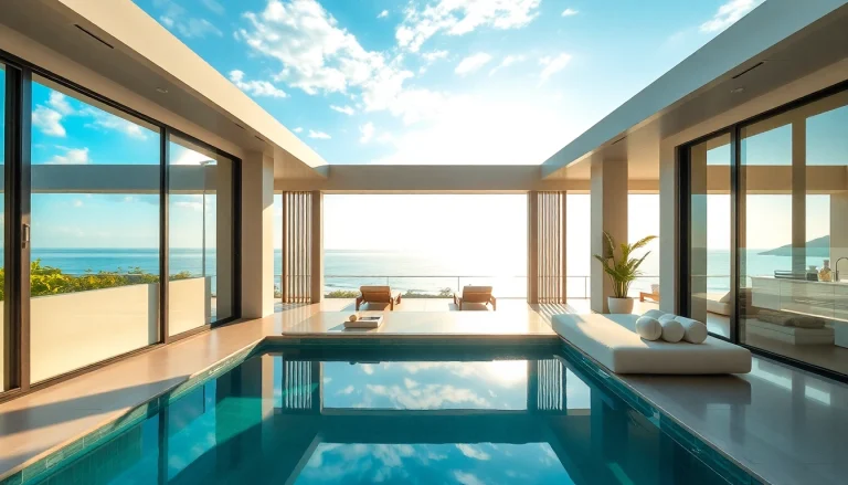 Enhance your experience with property management Phuket by showcasing a stunning villa with ocean views.