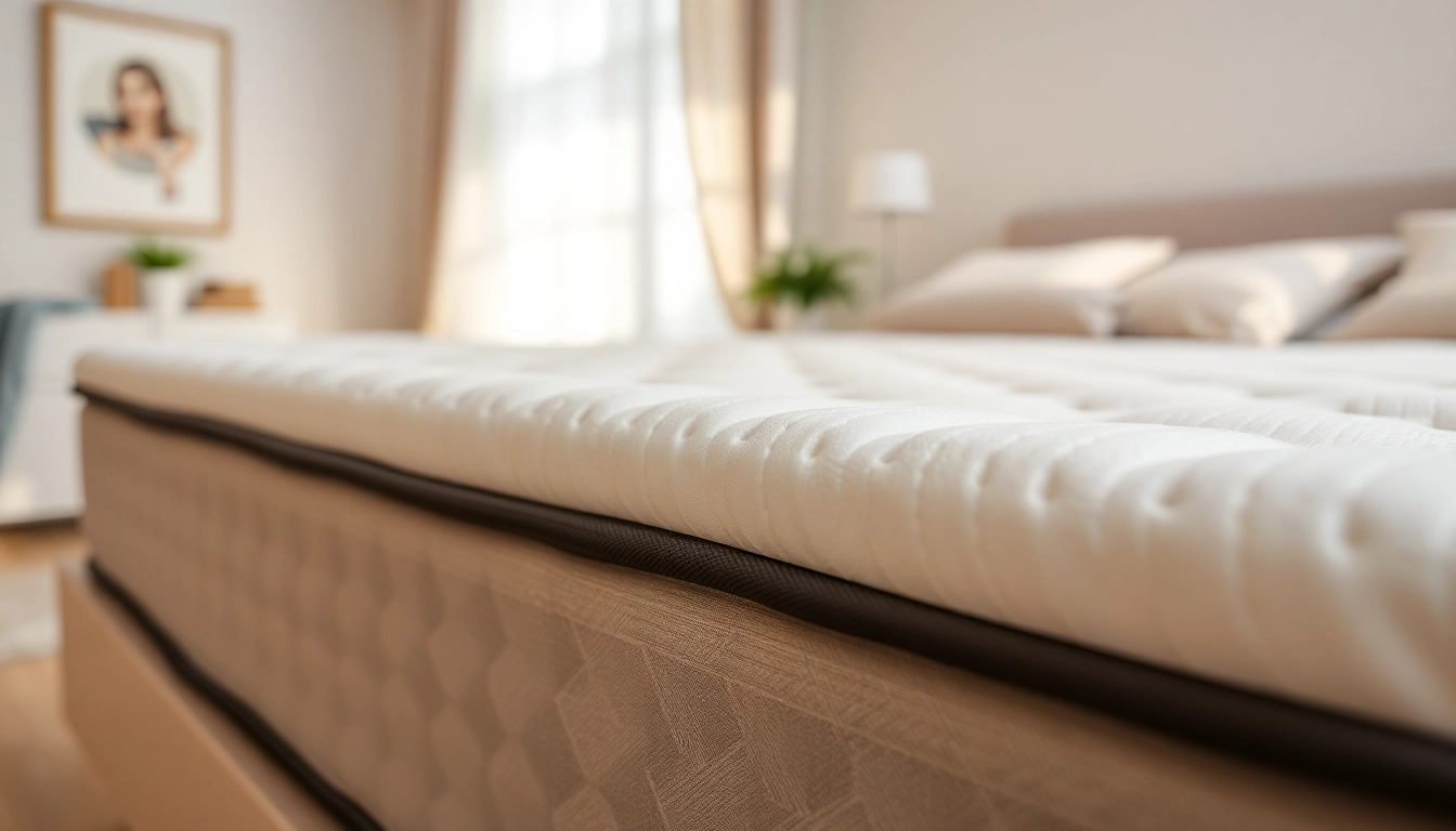 Discover the migliori materassi memory foam by OlimpoFlex, showcasing comfort and elegant design in a stylish setting.