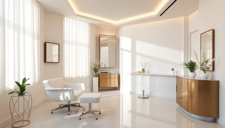 Botox treatment consultation area reflecting serenity and professionalism in a modern clinic setting.