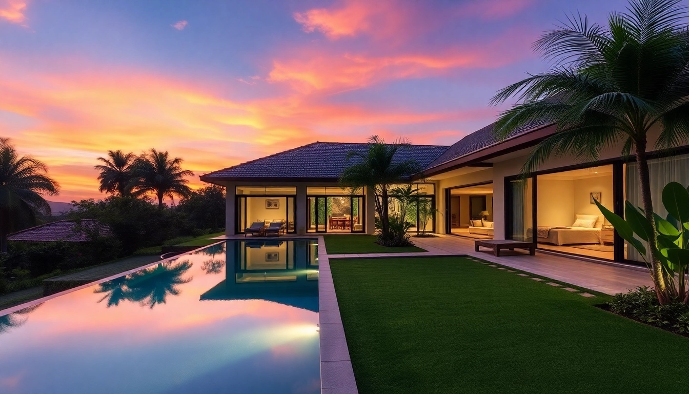 Experience professional property management in Phuket with a stunning tropical villa showcasing expert care.