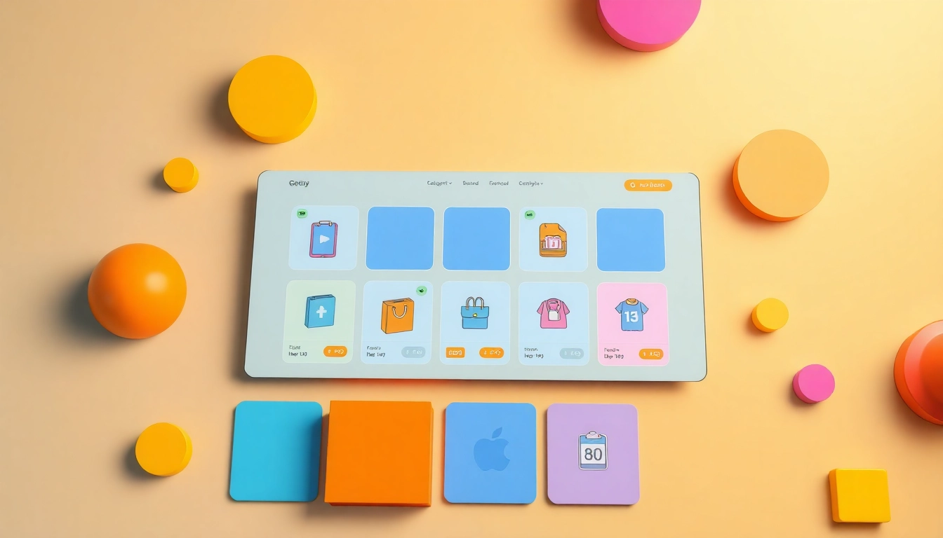 Shop smartly at Ultimateshop ru with a colorful interface displaying various product categories.