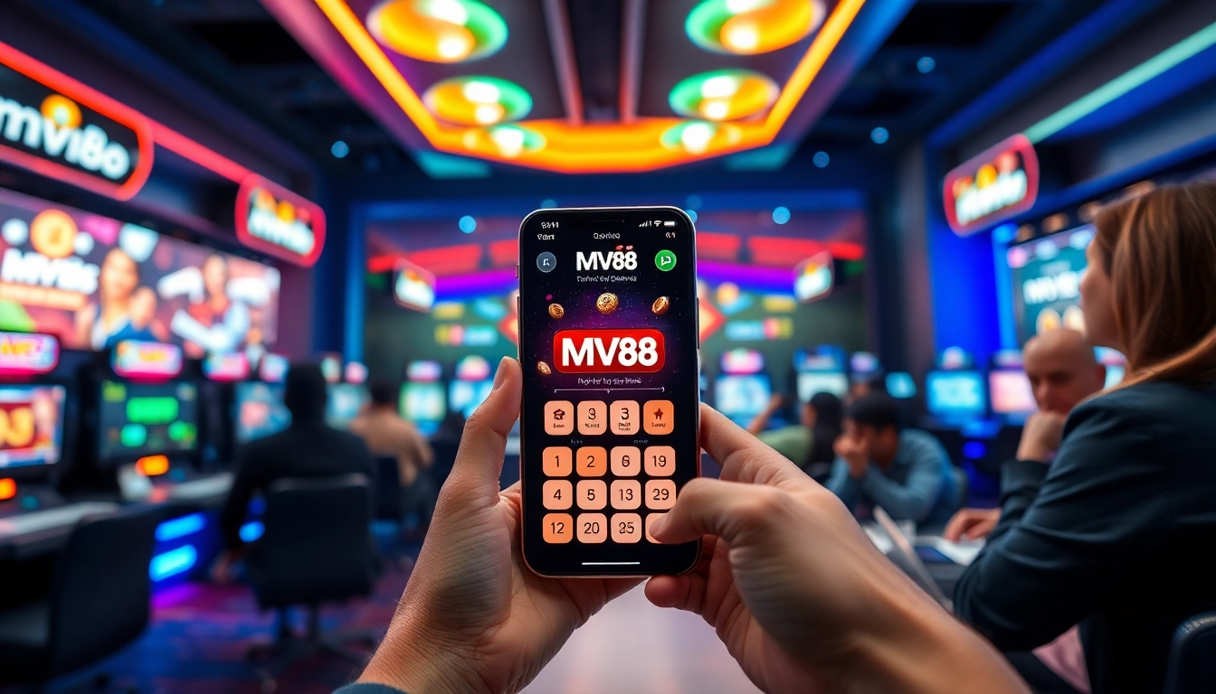 MV88 app interface showcasing secure USDT transactions in an engaging digital gaming environment.