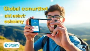 Activate the best Esim on your smartphone while traveling the world effortlessly.