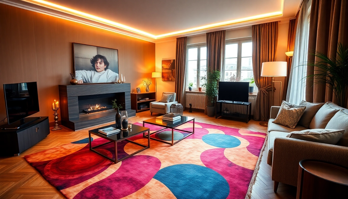 Transform your space with exquisite Tappeti a Milano, showcasing vibrant colors and luxurious textures.