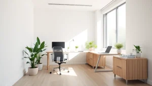 Explore modern office furniture highlighting ergonomic designs for comfort and productivity.