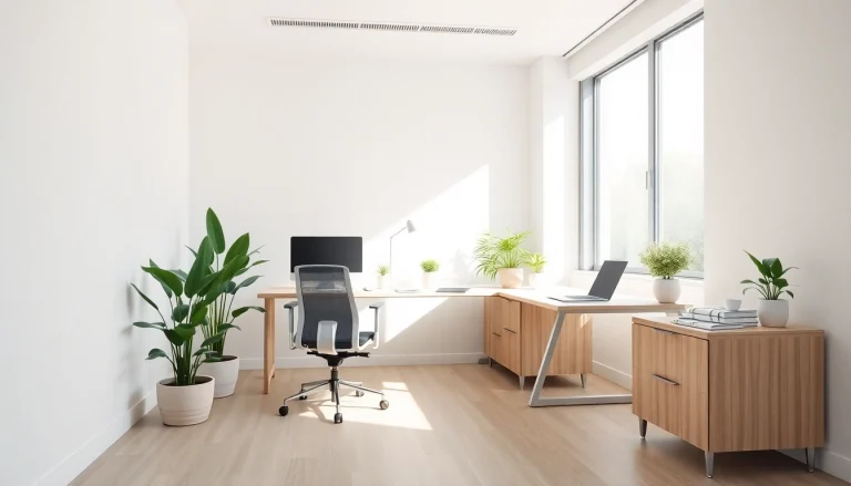 Explore modern office furniture highlighting ergonomic designs for comfort and productivity.