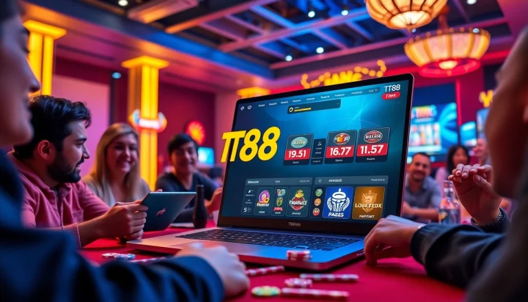 TT88 online gambling experience with engaging players and modern interface.