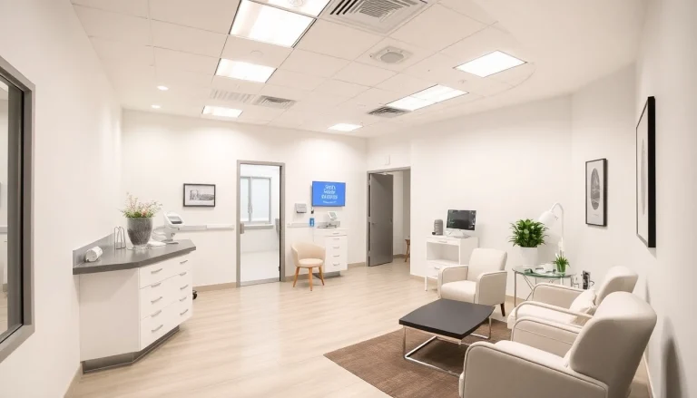 Experience the pristine interior of 神野クリニック, where you can receive expert hair restoration consultations.