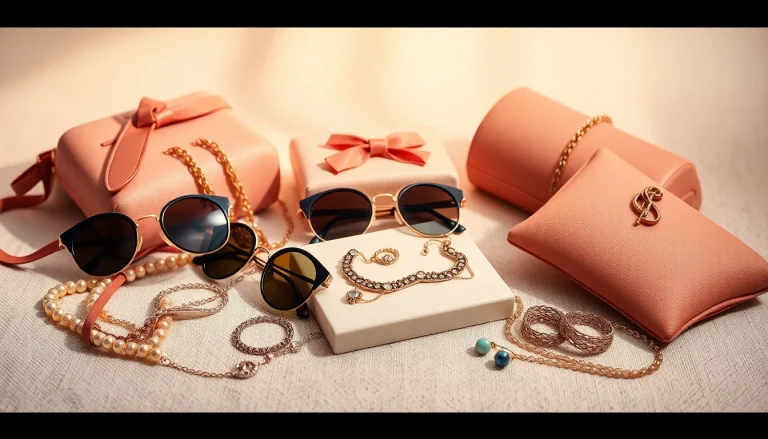 Professional product photographer in Milan showcases stylish sunglasses and jewelry