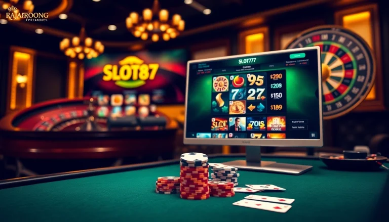 RAJABARONG gaming interface displaying exciting slot games and vibrant casino elements.