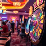 Experience the thrill of doaslot machines in a lively casino environment filled with excitement and joy.