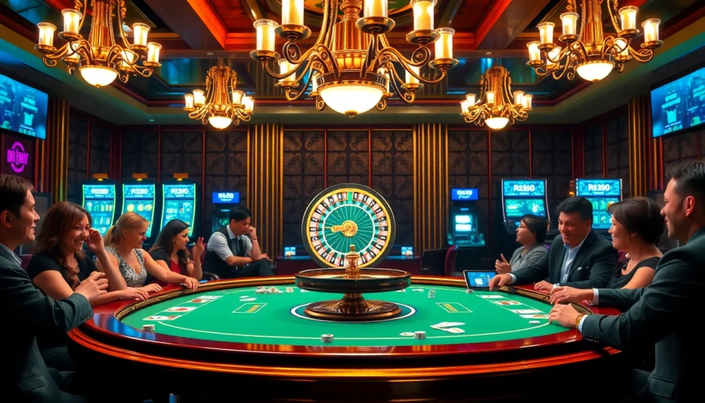 Experience the excitement of gambling at https://rr88.pizza/ with luxurious casino tables and vibrant games.