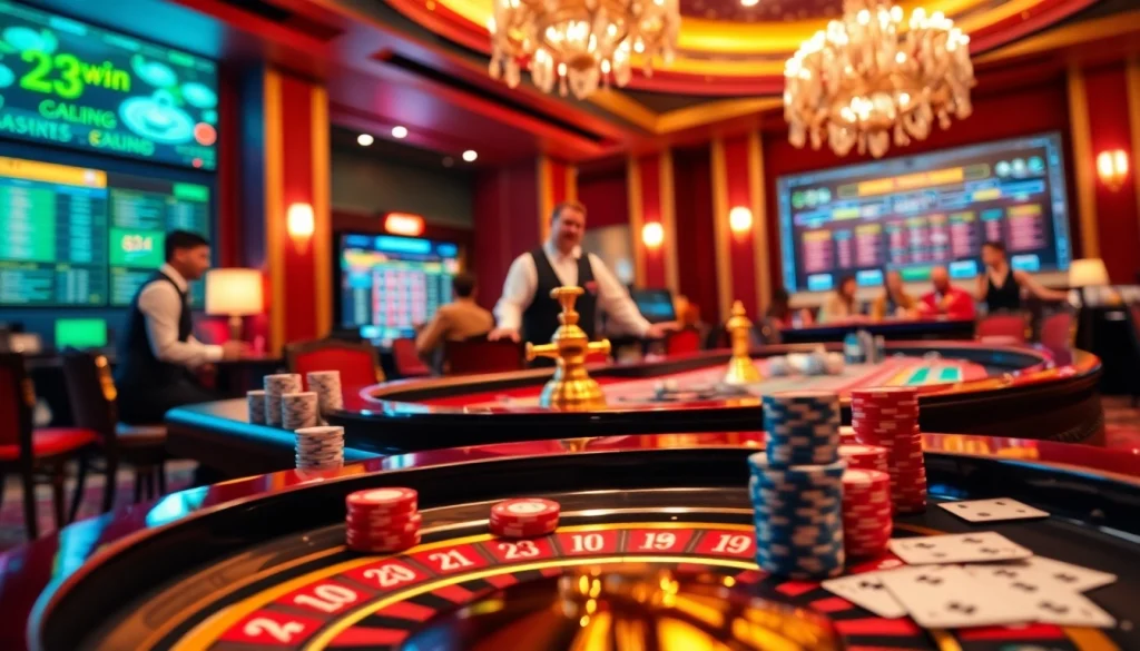 Experience the thrill of high-stakes gaming at 23win's luxurious online casino.