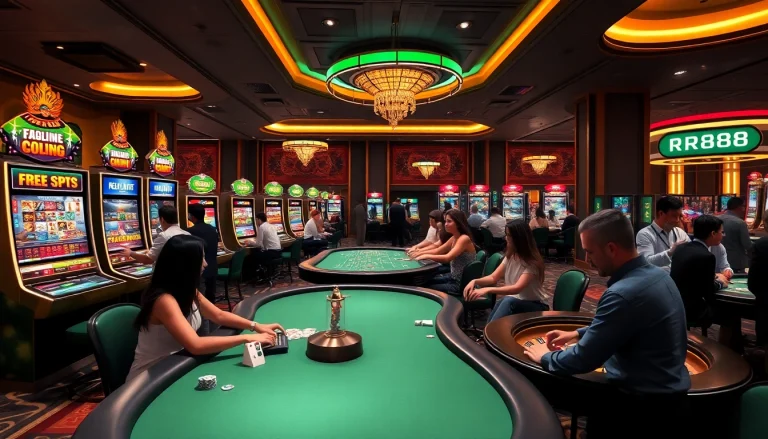Experience top-tier gaming action with RR88 at vibrant casino tables and thrilling games.
