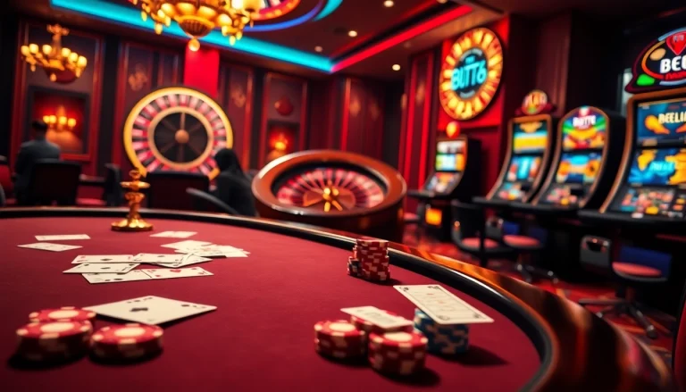 Experience the excitement of Bugatti8 with high-stakes poker and vibrant slot machines.