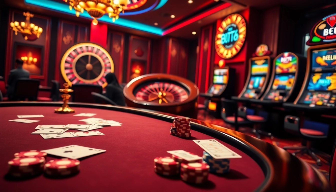 Experience the excitement of Bugatti8 with high-stakes poker and vibrant slot machines.