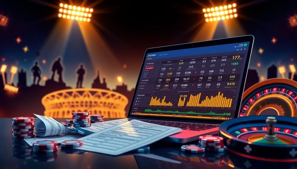 Engage with keonhacai and sports betting insights in this luxury casino atmosphere.