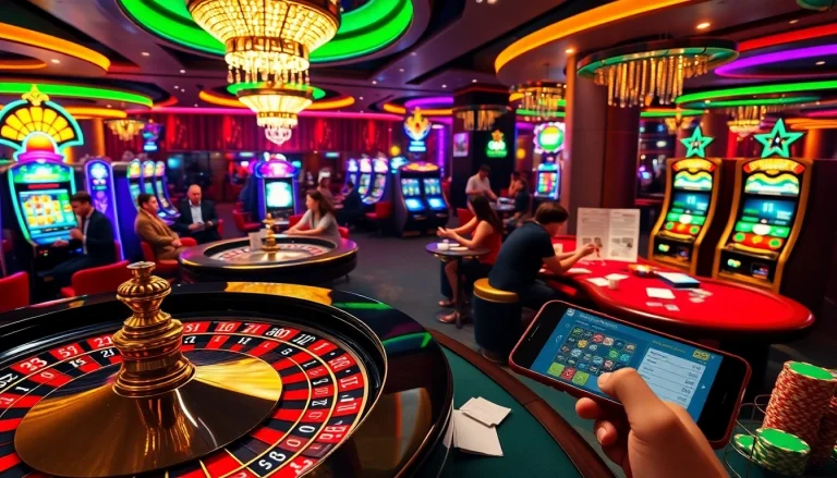Experience the thrill of God345 casino with lively poker tables and vibrant slot machines.