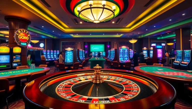 Experience the luxury of Nhà cái GK88 casino with vibrant gaming tables and exciting players.