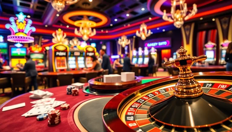 Experience electrifying casino action at 123b with vibrant tables and engaging gambling activities.