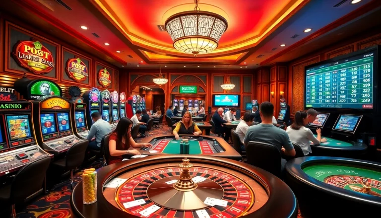 Experience the excitement at 8kbet com with players engaging at luxury casino tables.