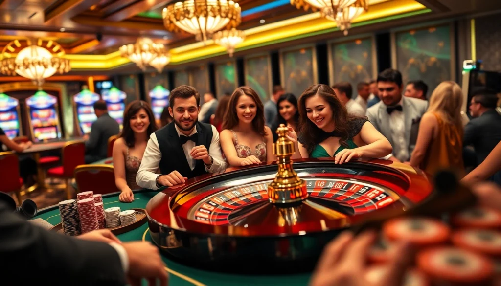 Engaged players enjoying a thrilling online gambling experience at Thabet casino.