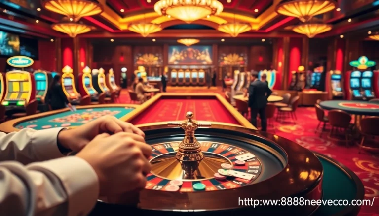 A thrilling roulette scene at https://888newco.com/ showcases excitement with players betting actively.