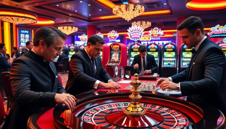 Engage with the thrilling game f168 at a luxurious casino table filled with excitement and vibrant action.