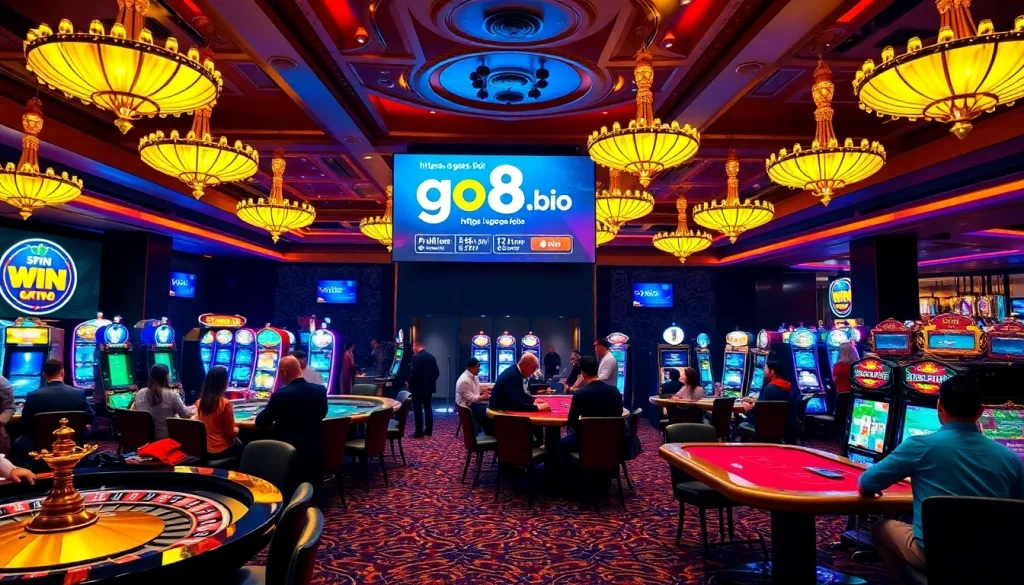 Experience thrilling gameplay at GO8, the leading online gambling platform.