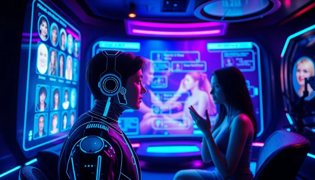 Engaging free ai porn chat environment with customizable lifelike AI characters.