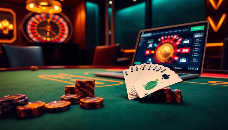 Engage in thrilling gameplay at 5GBET with luxurious casino elements and vibrant poker action.